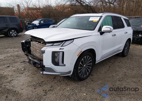 2024 Hyundai Palisade Calligraphy из США, поврежденный, VIN KM8R7DGE0RU704759